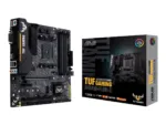 Asus   TUF GAMING B450M-PLUS II   Processor family AMD   Processor socket AM4   DDR4   Memory slots 4   Number of SATA connectors 6 x SATA III   Chipset AMD B   Micro ATX