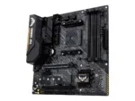 Asus   TUF GAMING B450M-PLUS II   Processor family AMD   Processor socket AM4   DDR4   Memory slots 4   Number of SATA connectors 6 x SATA III   Chipset AMD B   Micro ATX