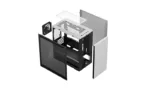 Deepcool   MACUBE 110 WH   White   mATX   ATX PS2 （Length less than 170mm)