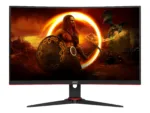 AOC   Curved Gaming Monitor   C24G2AE/BK   23.6 ”   VA   FHD   16:9   165 Hz   1 ms   1920×1080   250 cd/m²   HDMI ports quantity 2   Black/Red   Warranty 36 month(s)