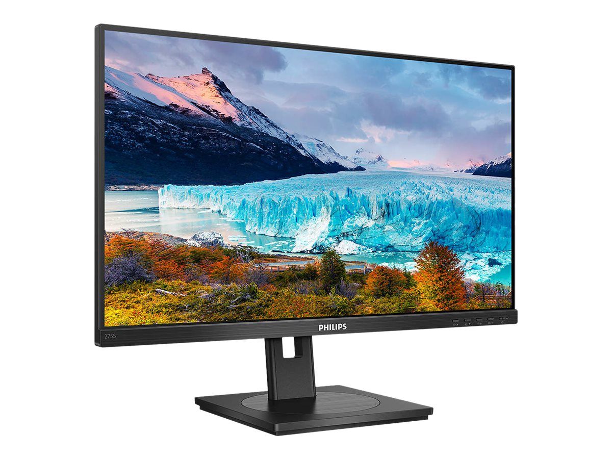 310775-275s1ae-00-8712581764418-0.webp Philips LCD 275S1AE/00 27 ” IPS QHD 16:9 75 Hz 4 ms 2560 x 1440 pixels 300 cd/m² Audio out HDMI ports quantity 1 Black