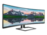 Philips   Curved LCD Display   498P9/00   48.8 ”   VA   Dual QHD   32:9   70 Hz   5 ms   5120 x 1440 pixels   450 cd/m²   Headphone out   HDMI ports quantity 2   Black
