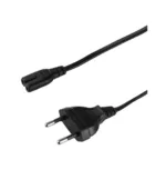 Logilink   Power cord   CP092   Black Euro plug (CEE 7/16)   IEC 60320 C7 connector
