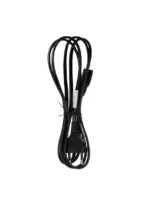 Logilink   Power cord   CP092   Black Euro plug (CEE 7/16)   IEC 60320 C7 connector