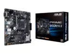 Asus   PRIME B450M-K II   Processor family AMD   Processor socket AM4   DDR4   Memory slots 2   Chipset AMD B   Micro ATX