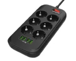 ColorWay   10 A   Power Socket   CW-CHE64B   17 W
