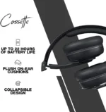 Skullcandy   Wireless Headphones   Cassette   Wireless/Wired   On-Ear   Microphone   Black   Wireless
