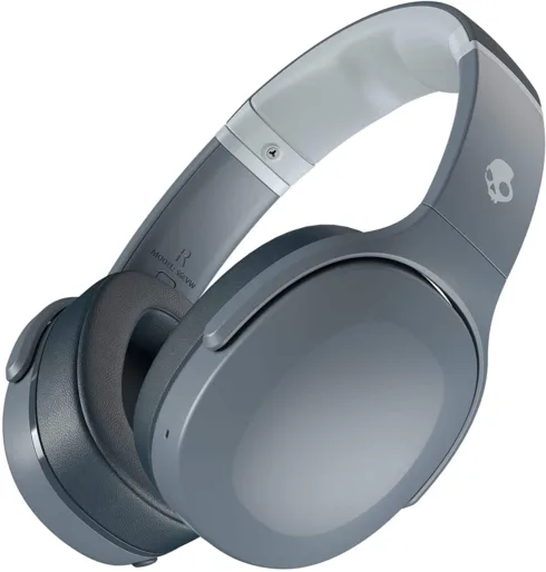Skullcandy   Wireless Headphones   Crusher Evo   Wireless   Over-Ear   Microphone   Chill Grey   Wireless