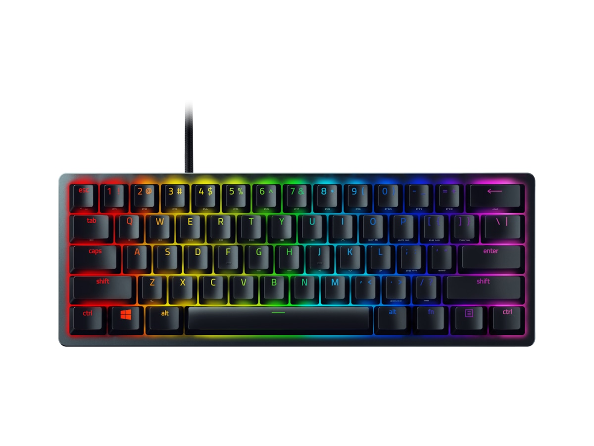 316272-rz03-03390700-r3n1-8886419346210-0.webp Razer Huntsman Mini 60% Gaming keyboard Wired Opto-Mechanical RGB LED light NORD