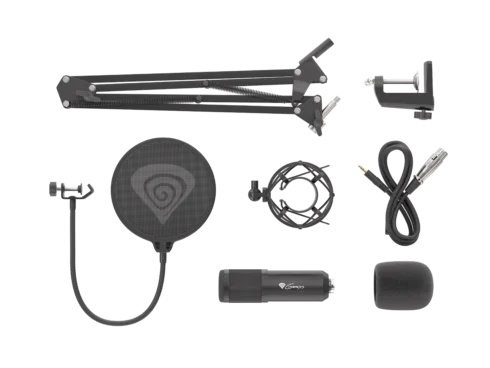 Genesis   Gaming Microphone   Radium 300   Black   Wired