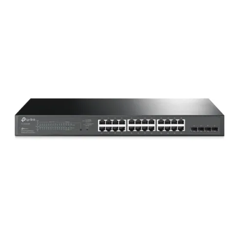 TP-LINK   JetStream 28-Port Gigabit Smart Switch   TL-SG2428P   Web Managed   Rackmountable   SFP ports quantity 4   PoE+ ports quantity 24   Power supply type Single