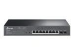 TP-LINK   JetStream 10-Port Gigabit Smart PoE Switch   TL-SG2210MP   Managed L2   Rackmountable   SFP ports quantity 2   PoE+ ports quantity 8   Power supply type Single
