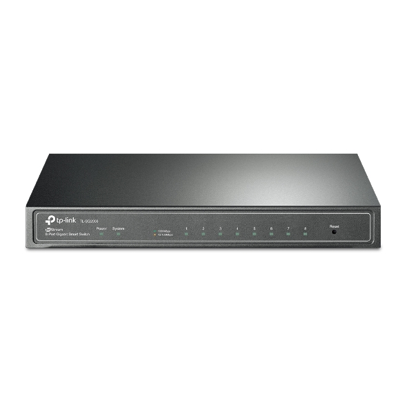 317189-sg2008p-6935364072957-0.webp TP-LINK JetStream 8-Port Gigabit Smart Switch TL-SG2008P Web Managed Desktop PoE+ ports quantity 4 Power supply type External