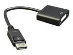 Adapteris DP į DVI-D, 0.1 m ilgio, rodomas iš šono