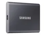 Samsung T7 Portable SSD, USB 3.2, 1TB, šoninis vaizdas
