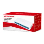 Mercusys   Switch   MS108   Unmanaged   Desktop   10/100 Mbps (RJ-45) ports quantity 8   Power supply type External