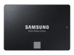 SSD 870 EVO 1000 GB su SATA III sąsaja, matomas iš šono