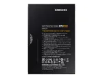 SSD 870 EVO 500 GB su SATA III sąsaja, matomas iš šono