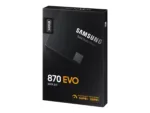 Samsung 870 EVO 500 GB SSD, 2.5" form factor, SATA III interface