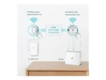 TP-LINK   Gigabit Powerline Kit   TL-WPA7517   10/100/1000 Mbit/s   Ethernet LAN (RJ-45) ports 1+1   802.11ac   2GHz/5GHz   Wi-Fi data rate (max) 300+433 Mbit/s