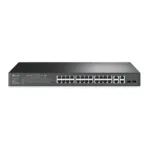 TP-LINK   Switch Web managed   TL-SL2428P   Managed L2   Rackmountable   10/100 Mbps (RJ-45) ports quantity 24   Gigabit Ethernet (copper) ports quantity 4   Power supply type Single