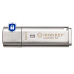 Kingston IronKey Locker+ 50 USB atmintinė 256GB su AES 256-bit šifravimu