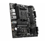 MSI   B550M PRO-VDH   Processor family AMD   Processor socket AM4   DDR4   Memory slots 4   Number of SATA connectors 4   Chipset AMD B   Micro ATX