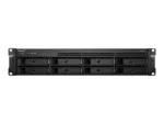 Synology   Rack NAS   RS1221+   Up to 8 HDD/SSD Hot-Swap   AMD Ryzen   Ryzen V1500B Quad Core   Processor frequency 2.2 GHz   4 GB   DDR4