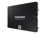 SSD 870 EVO 2000 GB, matomas iš šono su SATA III jungtimi