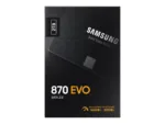 Samsung 870 EVO 2000 GB SSD, 2.5" form factor, SATA III interface