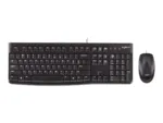 Logitech   Desktop MK120   Wired keyboard   USB   Mouse included   US   Black
