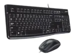 Logitech   Desktop MK120   Wired keyboard   USB   Mouse included   US   Black