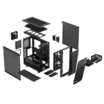 Fractal Design   Meshify 2 Compact Light Tempered Glass   Grey   ATX