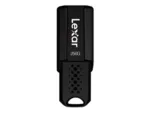 Flash drive Lexar JumpDrive S80, matomas iš šono su USB jungtimi