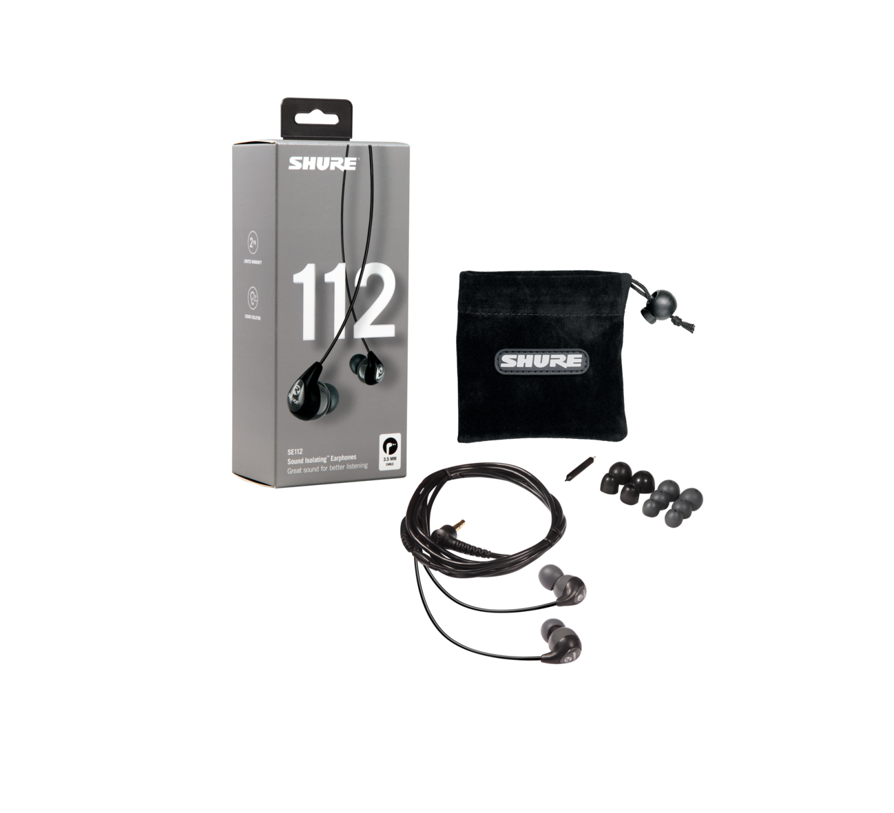 321234-se112-gr-efs-042406351430-0.webp Shure Earphones SE112-GR Wired In-ear Grey