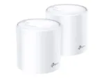 AX3000 Whole Home Mesh Wi-Fi 6 System   Deco X60 (2-pack)   802.11ax   2402+574 Mbit/s   10/100/1000 Mbit/s   Ethernet LAN (RJ-45) ports 2   Mesh Support Yes   MU-MiMO Yes   Antenna type 4xInternal per Deco uni