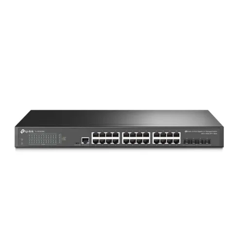 TP-LINK   24-Port 10/100/1000Mbps Desktop Network Switch   SG3428X   Managed L2+   Rackmountable   SFP+ ports quantity 4   Power supply type External