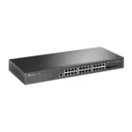 TP-LINK   24-Port 10/100/1000Mbps Desktop Network Switch   SG3428X   Managed L2+   Rackmountable   SFP+ ports quantity 4   Power supply type External
