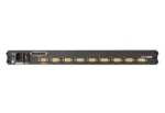 Aten   8-Port PS/2-USB VGA 19″ LCD KVM Switch with Daisy-Chain Port and USB Peripheral Support   CL5708N