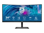 Philips   UltraWide LCD Monitor   346E2CUAE   34  ”   VA   WQHD   21:9   100 Hz   4 ms   3440 x 1440   300 cd/m²   HDMI ports quantity 1   Black   Warranty 36 month(s)