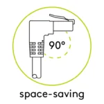 Goobay   Patch Cable   51516   RJ-45 90°   RJ-45