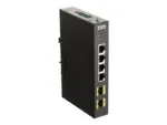 D-Link DIS-100G-6S Switch L2 Unmanaged Industrial, 4×10/100/1000Base-T ports, Steel case   D-Link