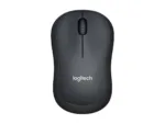 Pelė Logitech M220 SILENT, šoninis vaizdas su USB jungtimi