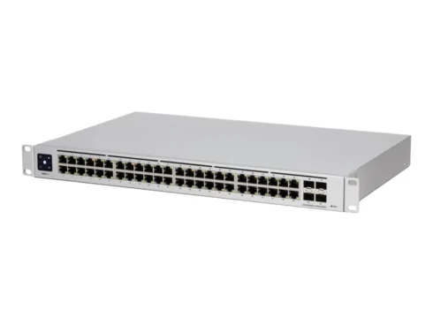 Ubiquiti   PRO 48   48-port, Layer 3 switch supporting 10G SFP+ connections with fanless cooling   Rack-mountable   L3