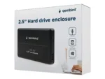 Gembird EE2-U3S-2 SATA 3Gb/s USB 3.0 2.5" išorinis diskas, šoninis vaizdas