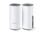 C1200 Whole Home Mesh Wi-Fi System   Deco E4 (2-pack)   802.11ac   867+300 Mbit/s   10/100 Mbit/s   Ethernet LAN (RJ-45) ports 2   Mesh Support Yes   MU-MiMO Yes   No mobile broadband   Antenna type 2xInternal