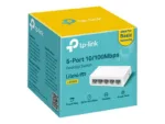 TP-LINK   5-Port 10/100Mbps Desktop Network Switch   LS1005   Unmanaged   Desktop   Power supply type External