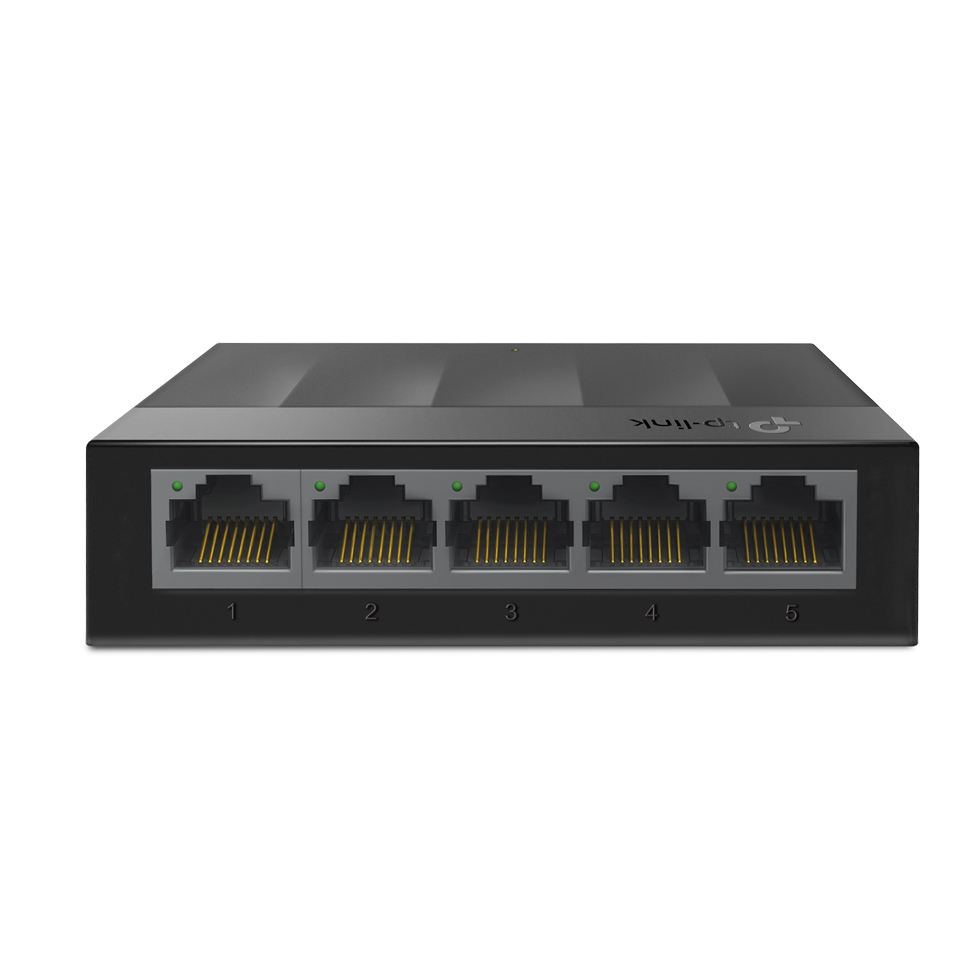 325856-ls1005g-6935364085469-0.webp TP-LINK 5-Port Desktop Switch LS1005G Unmanaged Desktop Power supply type External