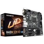 Gigabyte   H410M S2H V2 1.0 M/B   Processor family Intel   Processor socket LGA1200   DDR4 DIMM   Memory slots 2   Supported hard disk drive interfaces SATA, M.2   Number of SATA connectors 4   Chipset Intel H   Micro ATX