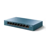 TP-LINK   8-Port 10/100/1000Mbps Desktop Network Switch   LS108G   Unmanaged   Desktop   Power supply type External
